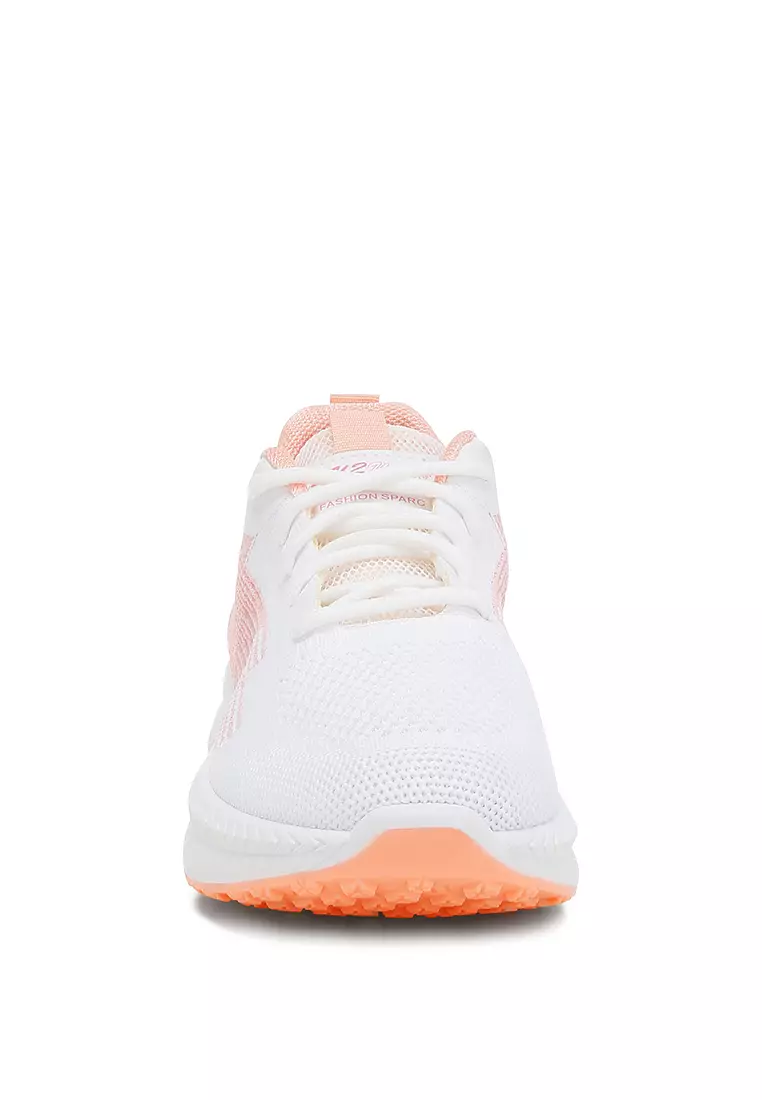 Sepatu Kets Chunky Bertali Warna Pink