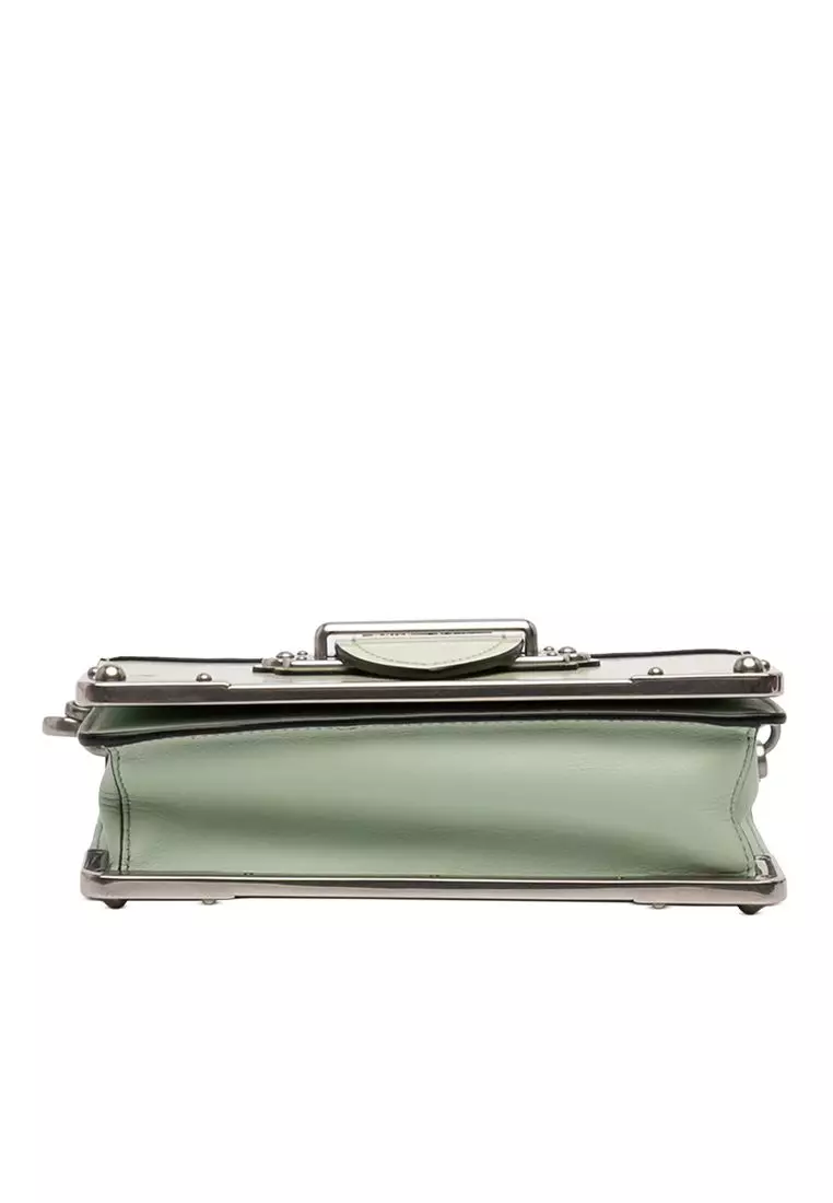 Pre-Loved Prada Spazzolato Soft Calfskin Cahier Crossbody