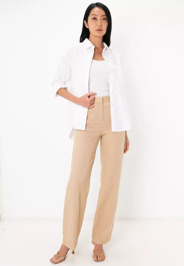 ZARA Straight Leg Trousers 2025 | Buy ZARA Online | ZALORA