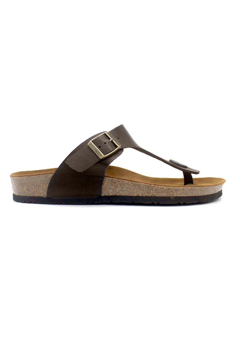 Rome - Dark Brown Leather Sandals & Flip Flops