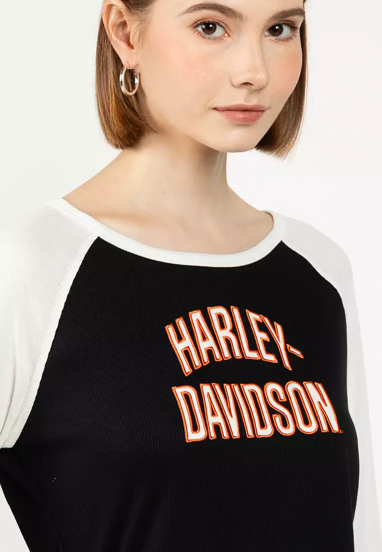 Harley-Davidson® Essential Arched Font Long Sleeve Raglan