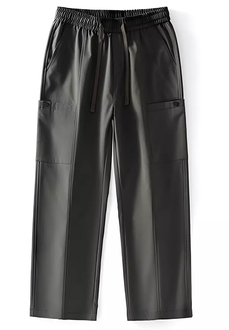 Drawstring Casual Cargo Trousers