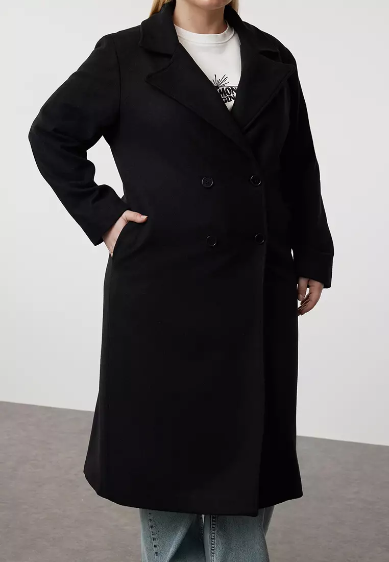 Plus Size Long Coat