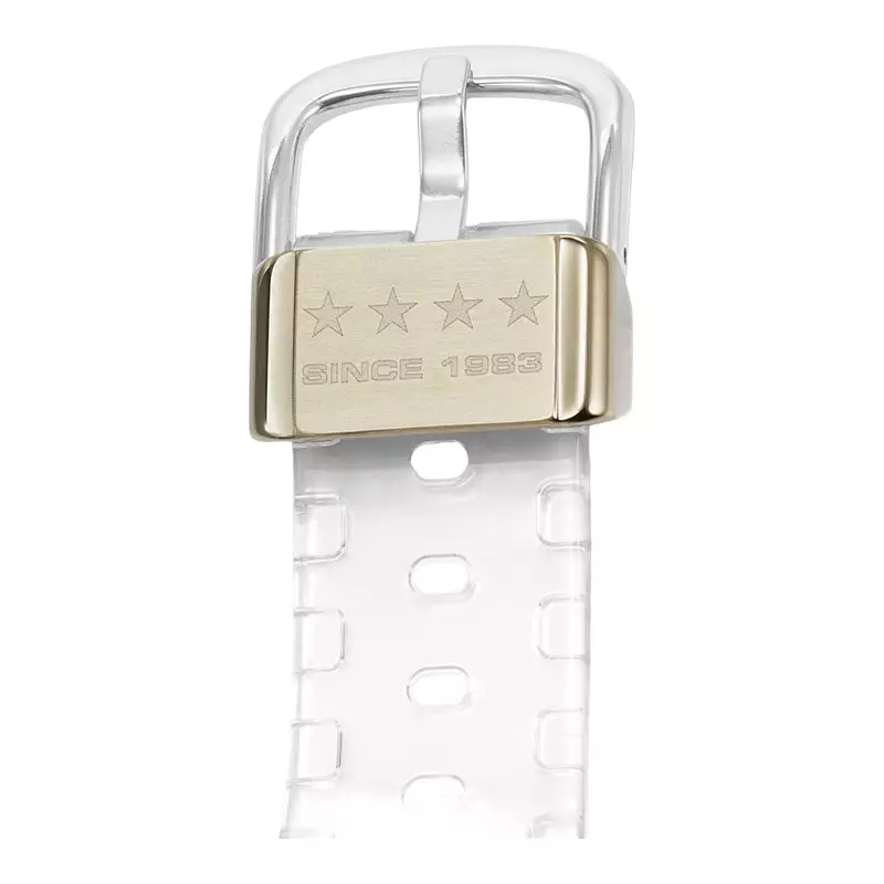 Jam Tangan Wanita Casio G-Shock GMA-S2140RX-7ADR 40th Anniversary Clear Remix Digital Analog Transparent Resin Band