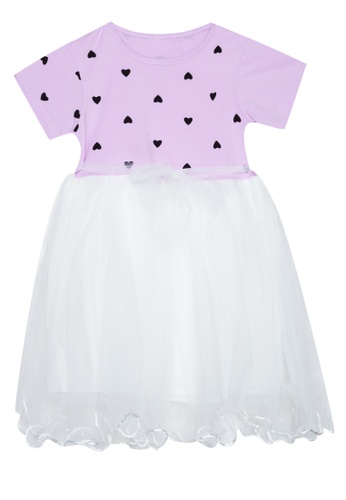 Shop Spring Fling Round Neck Hearts Dress Online On Zalora Philippines