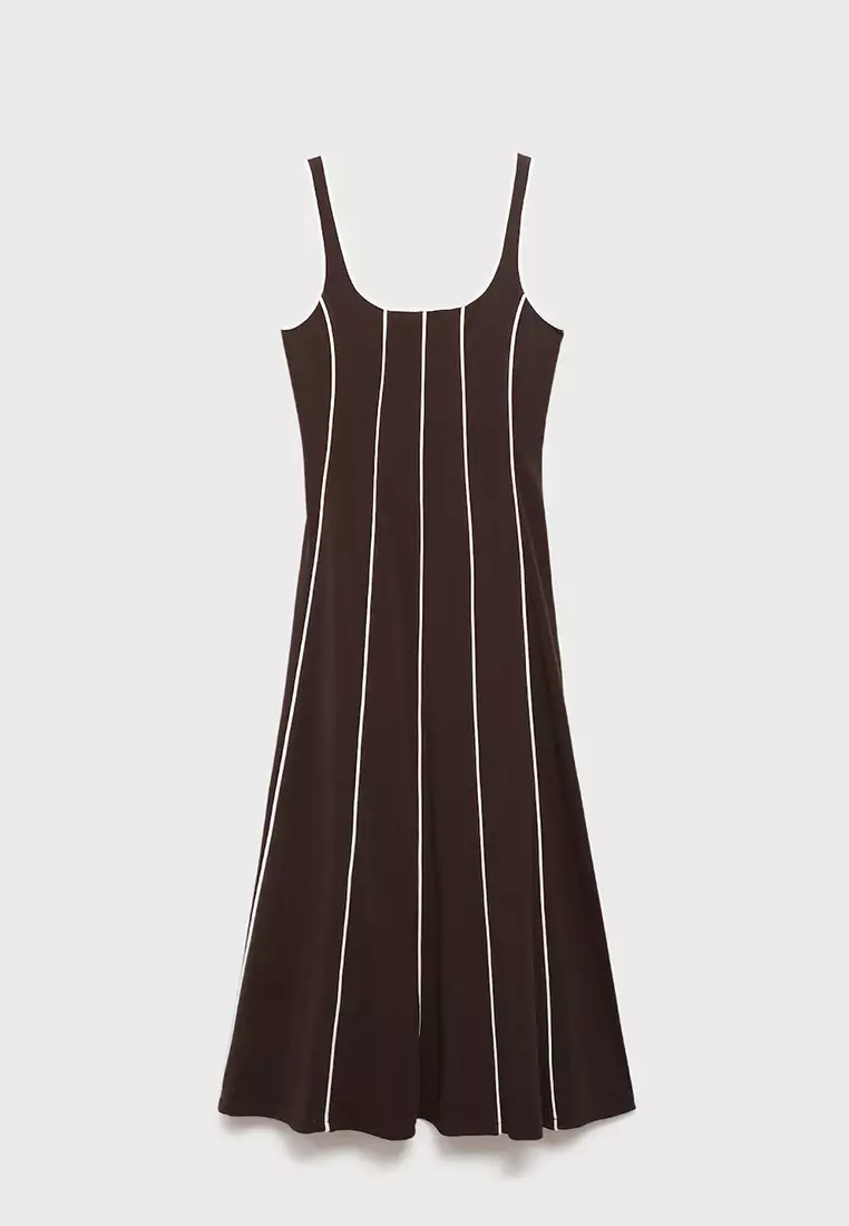chinese dress ladies MANGO. Striped linen dress S.xs  Hibuy market