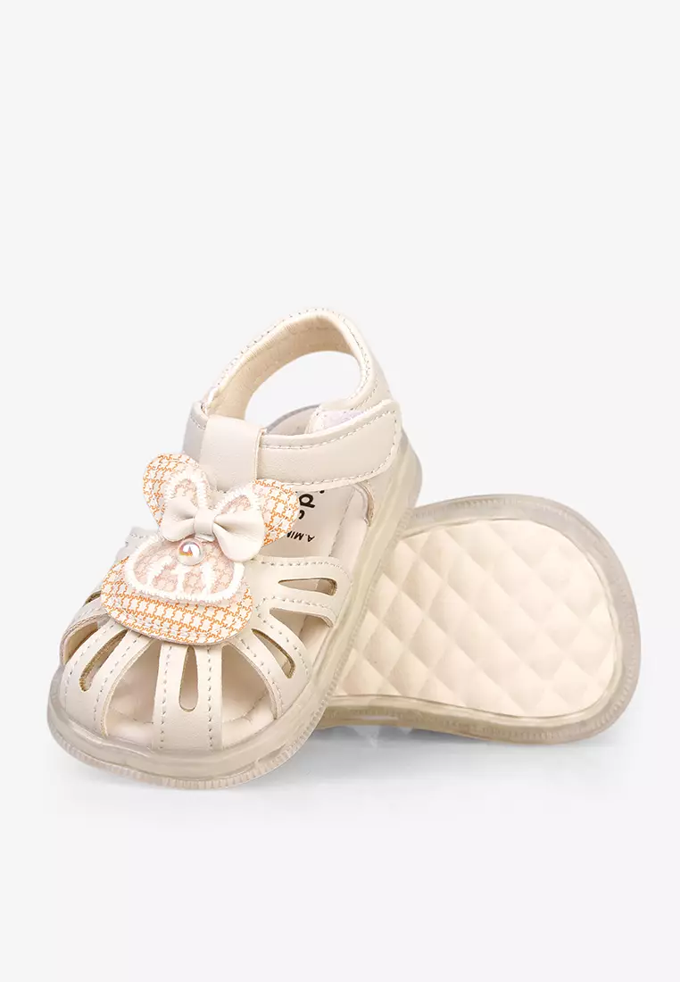 Sepatu Flat Shoes Anak Perempuan Pre Walker prewalker A.Mimi in Cream - Fransisca Renaldy