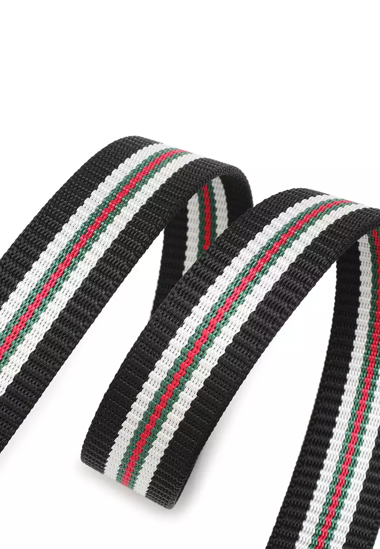 40mm Auto Canvas Belt - Black