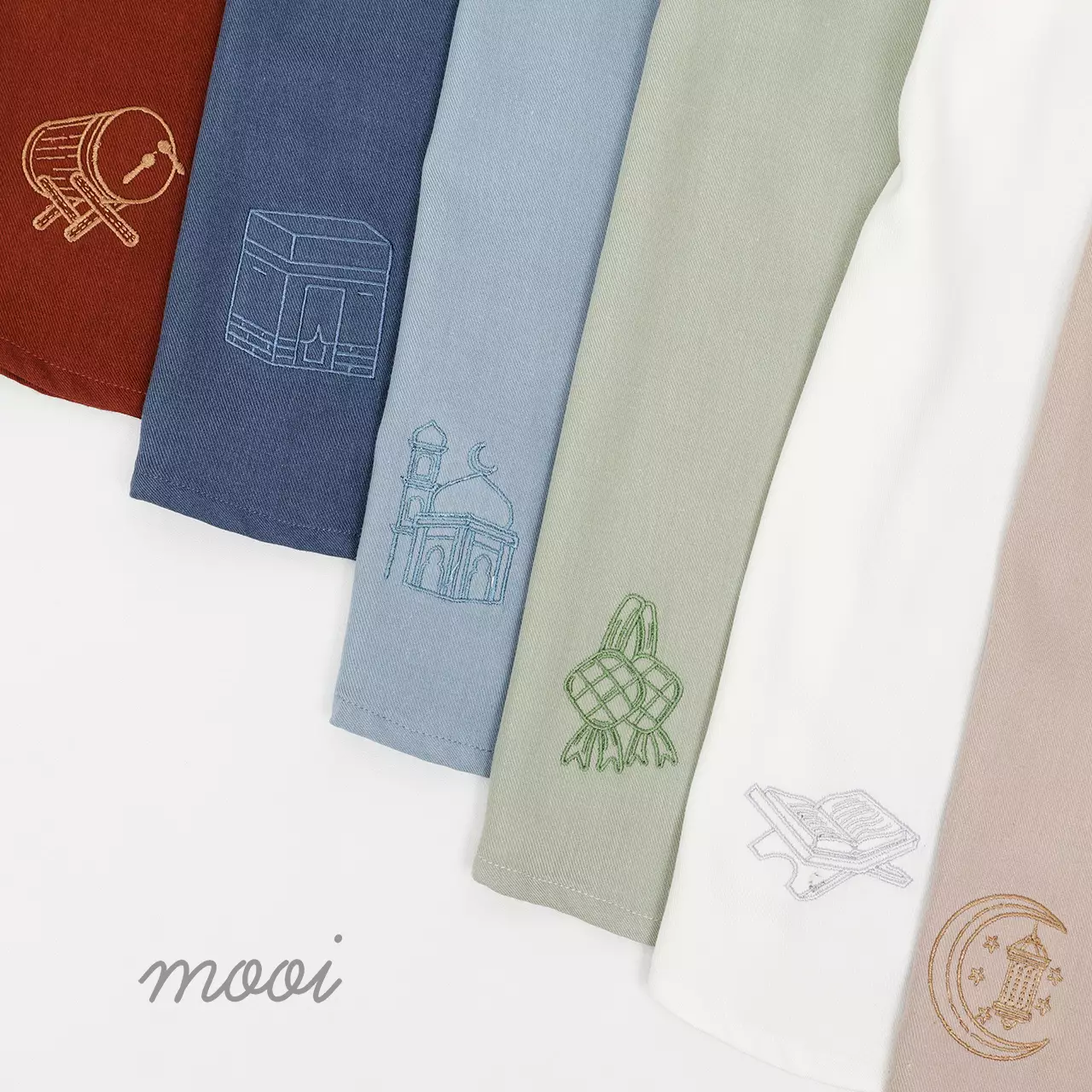 Mooi Setelan Koko Anak Athar Koko Set - White