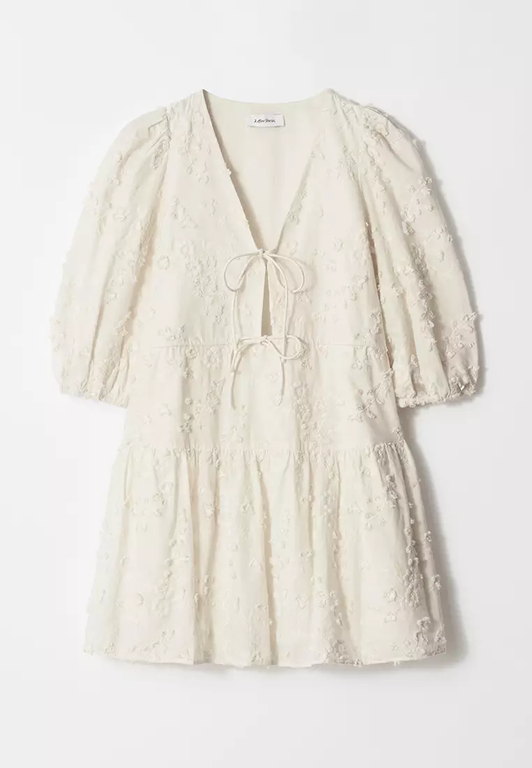 Embroidered Mini Dress