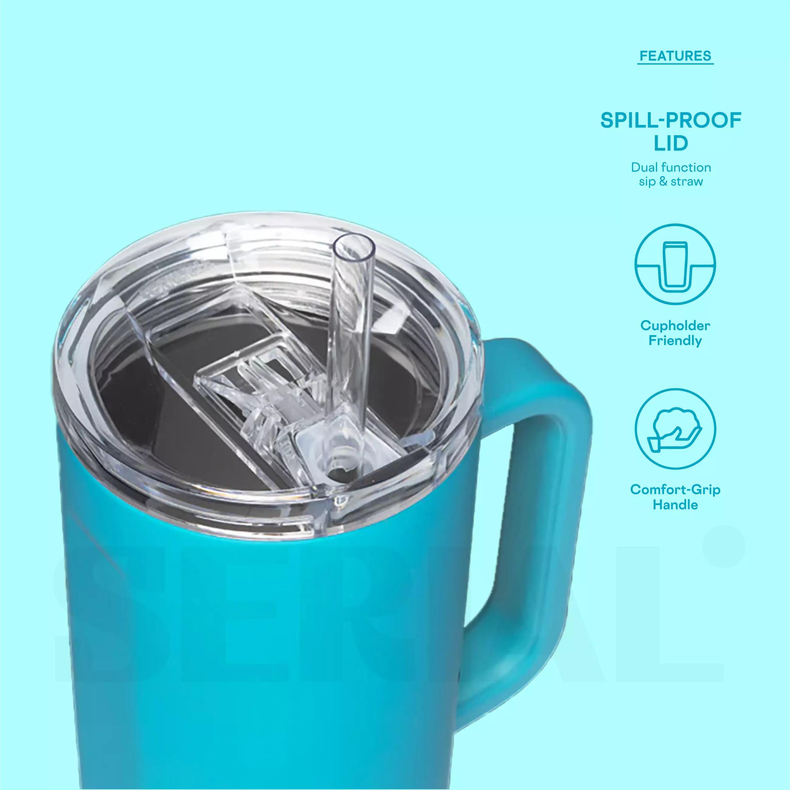 CORKCICLE Cruiser 40oz - Capri Blue