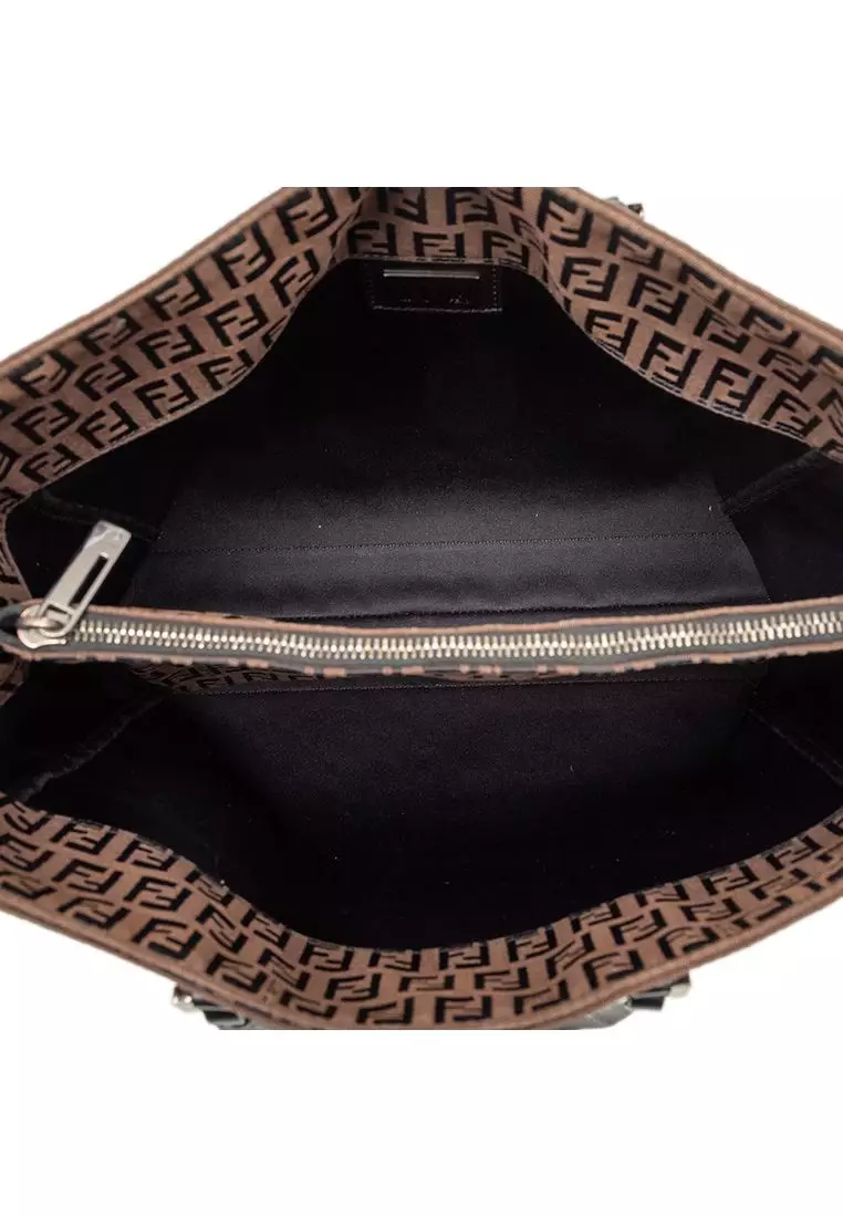 Pre-Loved Fendi Zucchino Canvas Tote