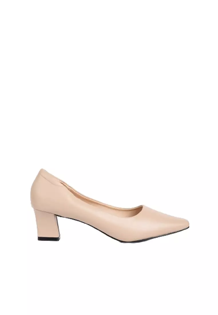 Discount on Happy2u  shoes - SKU: Bibi Square Pump Heels