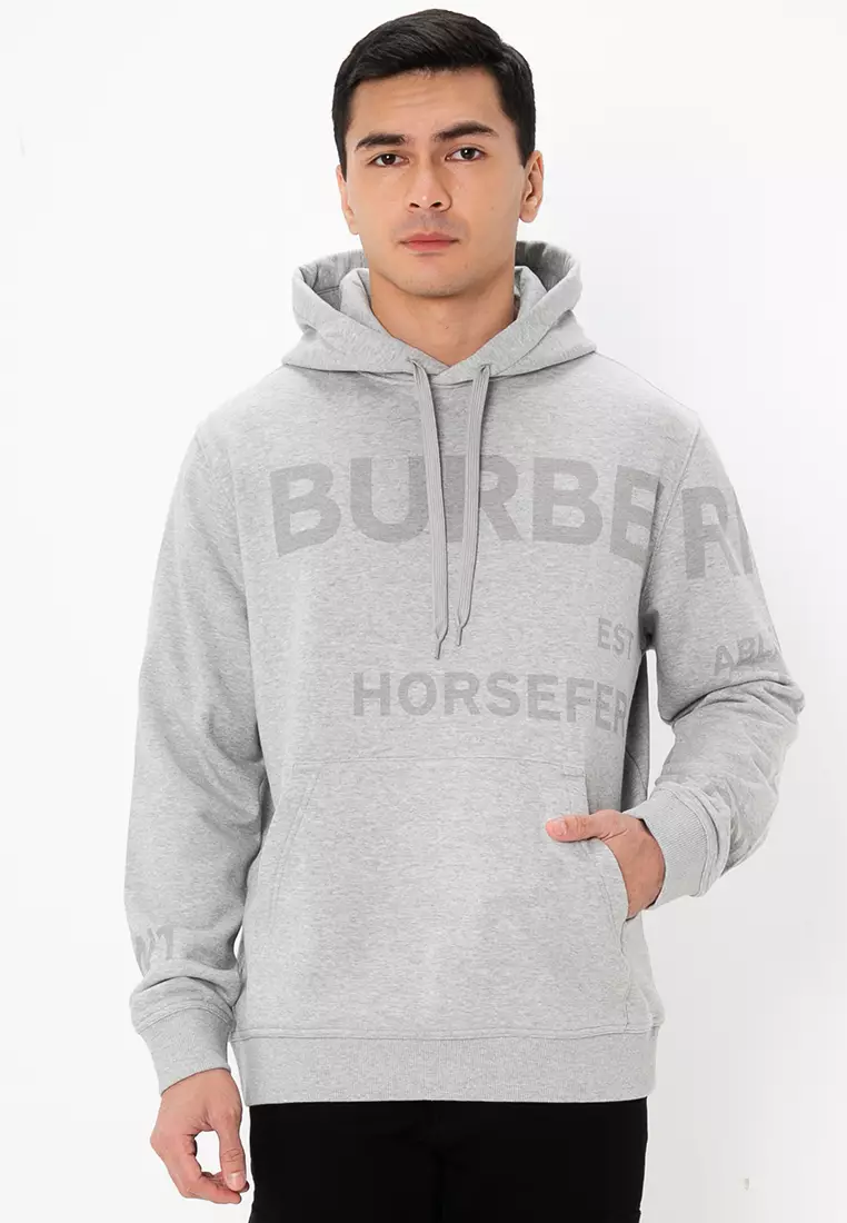 Burberry mens hoodie on sale