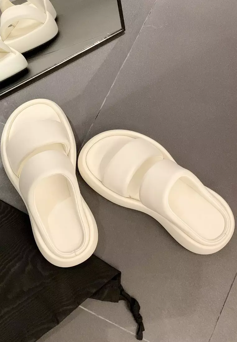 Double strap on sale platform sandals