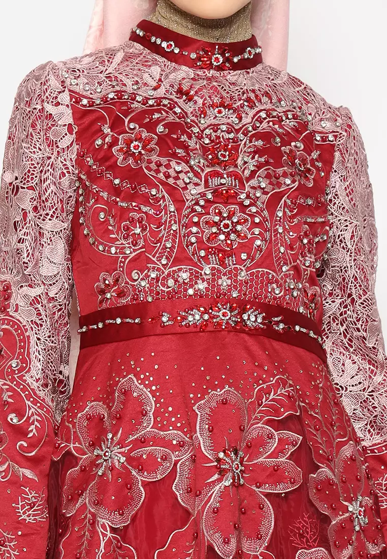 Bibiq Gamis Satin Organza