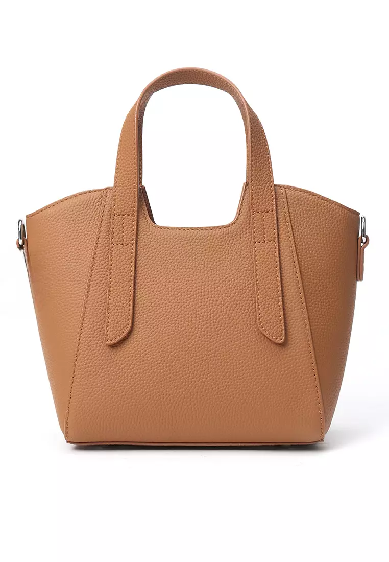 Buy XAFITI Classic Grained Leather Tote 2025 Online ZALORA