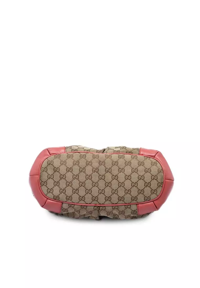 Pre-Loved Gucci Gg Canvas Sukey Satchel