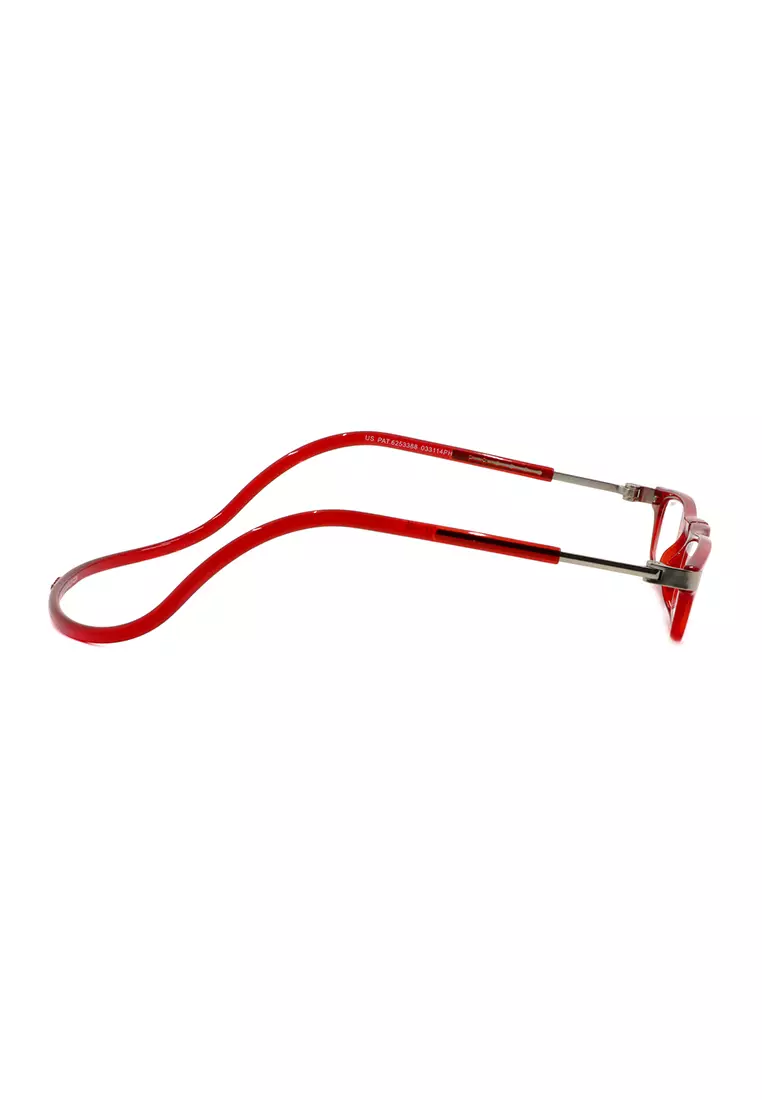 Evolution Magnetic (Red) +2.00 Reading Glasses for 50-51 Years Old