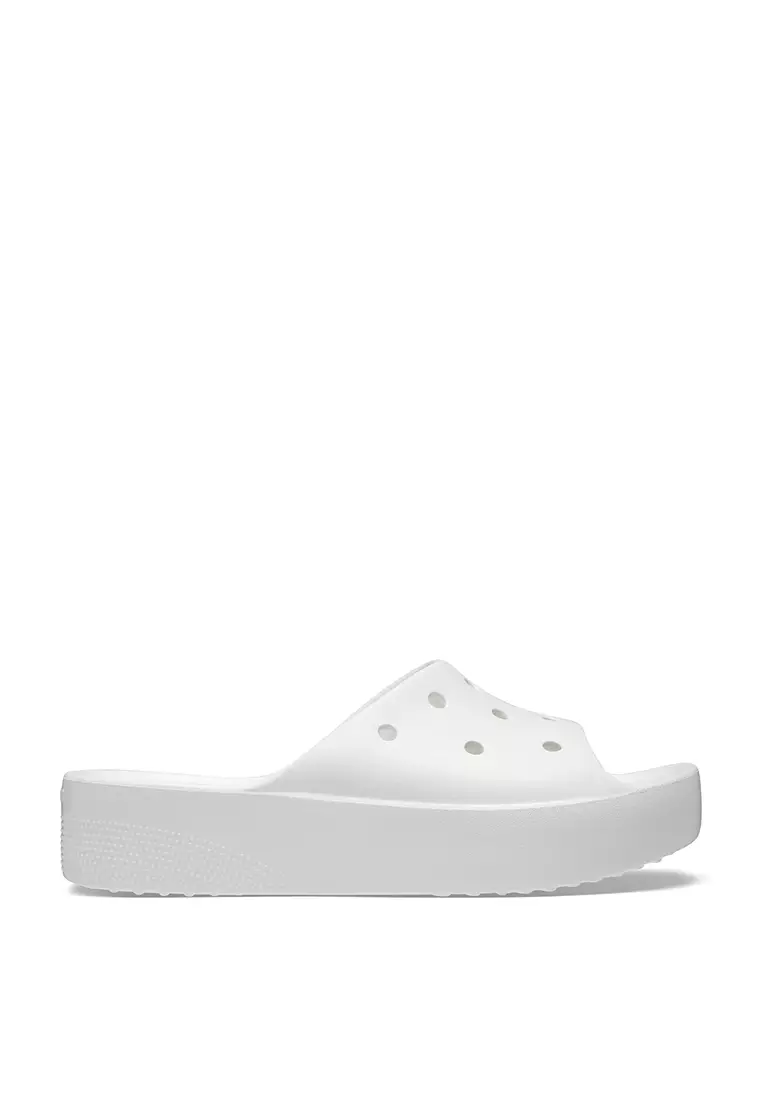 Crocs platform slide sandals top