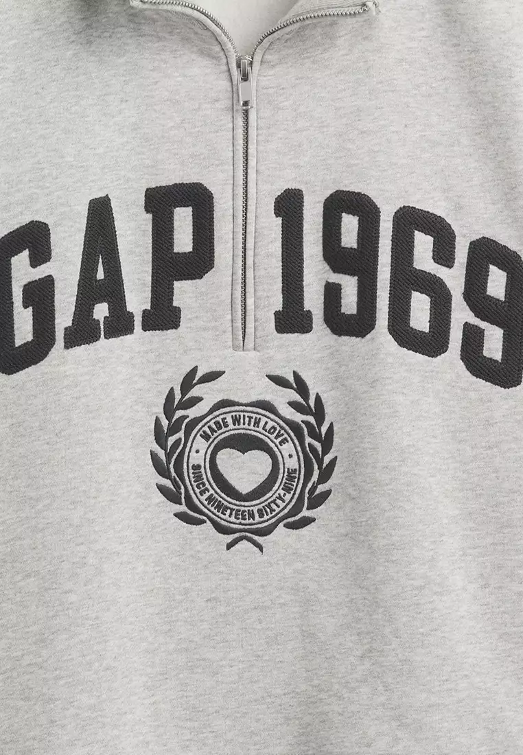 Logo Half Zip Sweatshirt