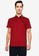 Fidelio red Lining Collar Basic Polo Shirt 7C566AA9AF9181GS_1