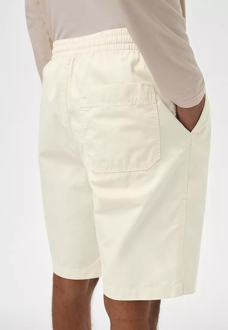 Pure Cotton Elasticated Waist Shorts