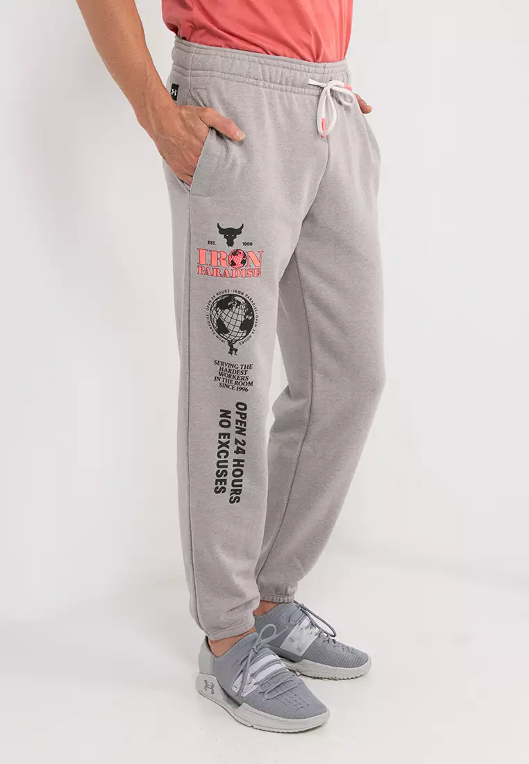 Pants and jeans Under Armour Project Rock Heavyweight Terry Pant