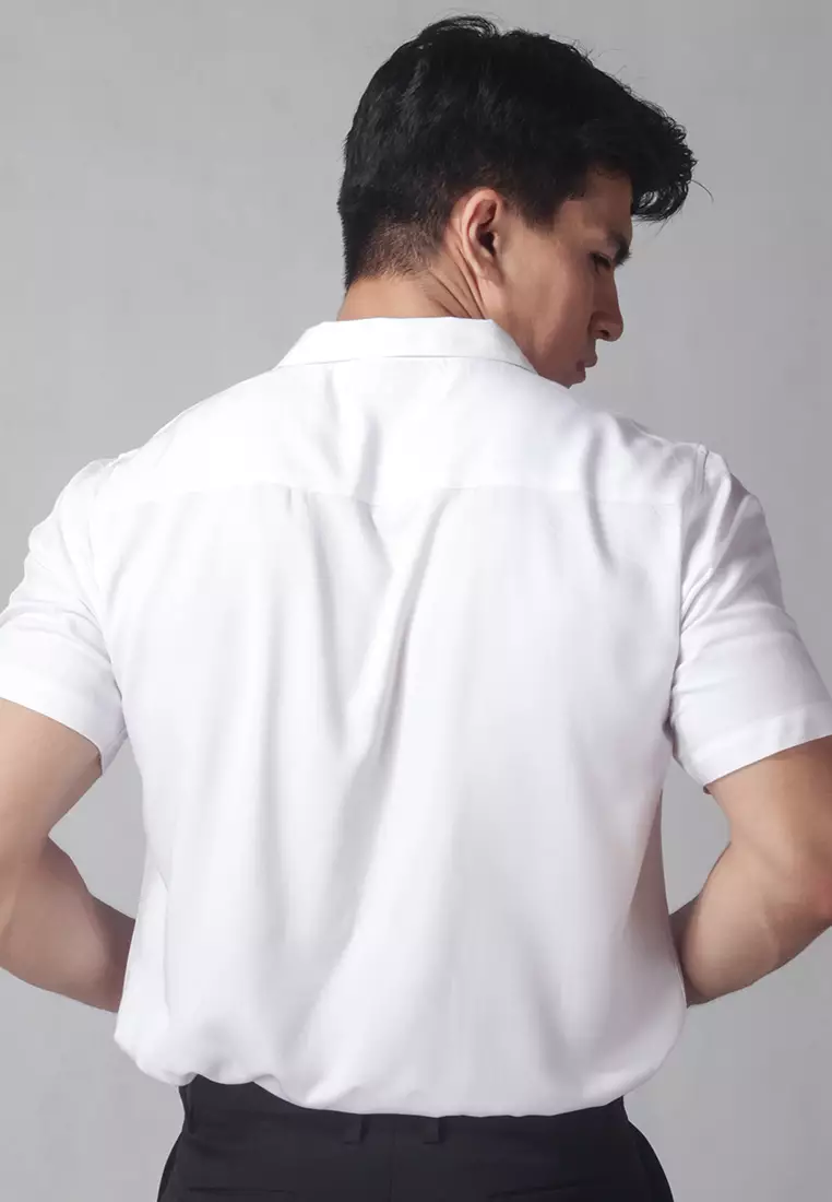 Cuban Ultra White Casual Shirt