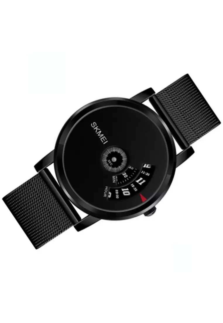 Jam Tangan Analog Pria Waterproof Strap Tali Material Stainless Steel GN13 ORIGINAL