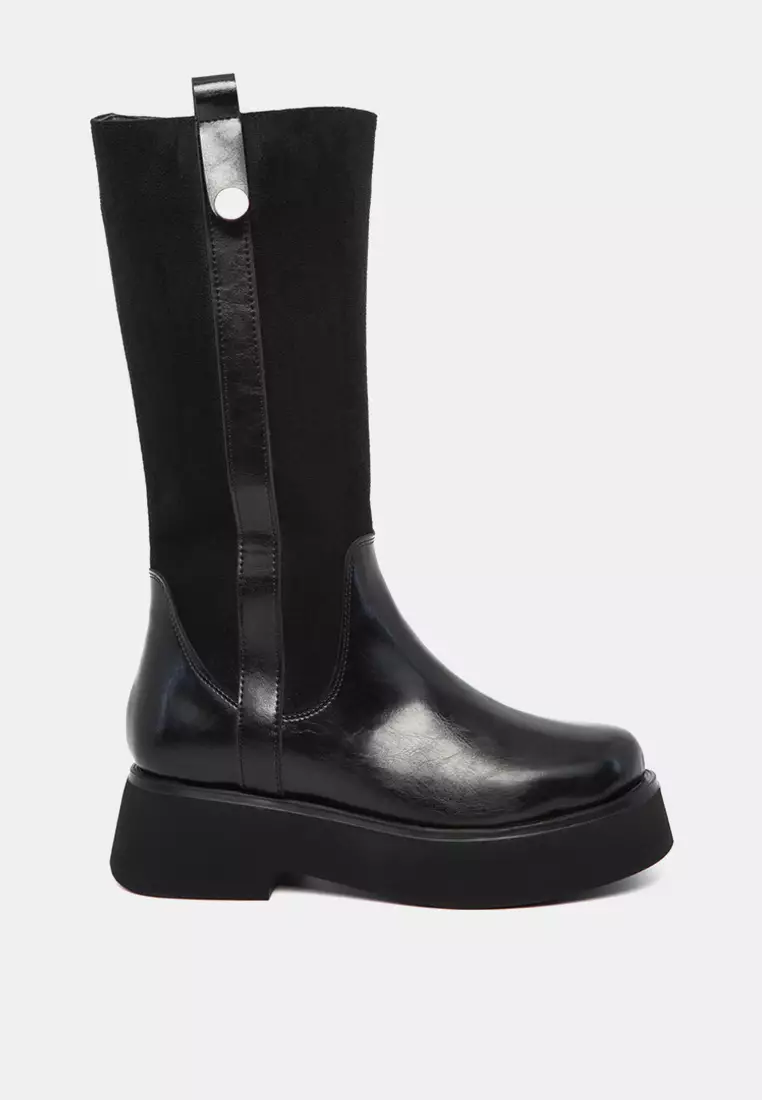 Soho Long Wedge Boots