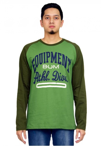 Buy B U M Equipment B U M Equipment Men Round Neck Tee Lt Green Online Zalora Malaysia