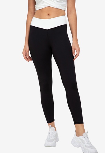 ZALORA ACTIVE multi V Front Band Detail Leggings 5F6CEAA2D861BDGS_1