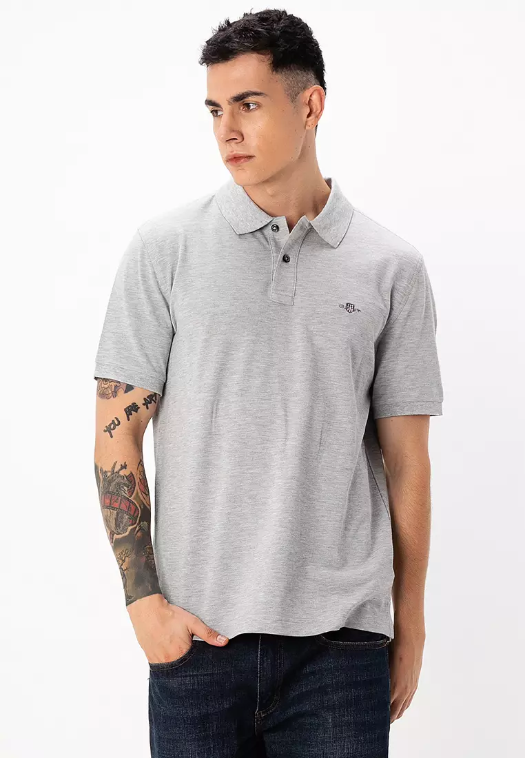 Regular Fit Shield Piqué Polo Shirt