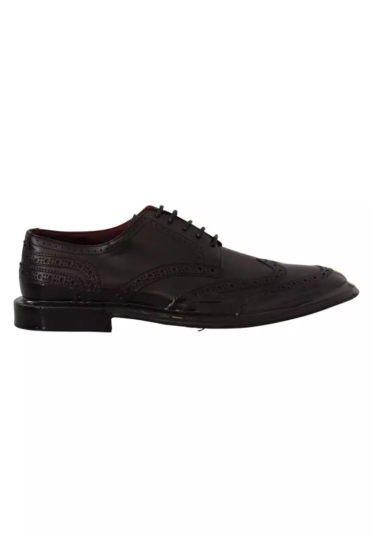 Discount on Dolce & Gabbana  shoes - SKU: Dolce & Gabbana Classic  Leather Oxford Shoes