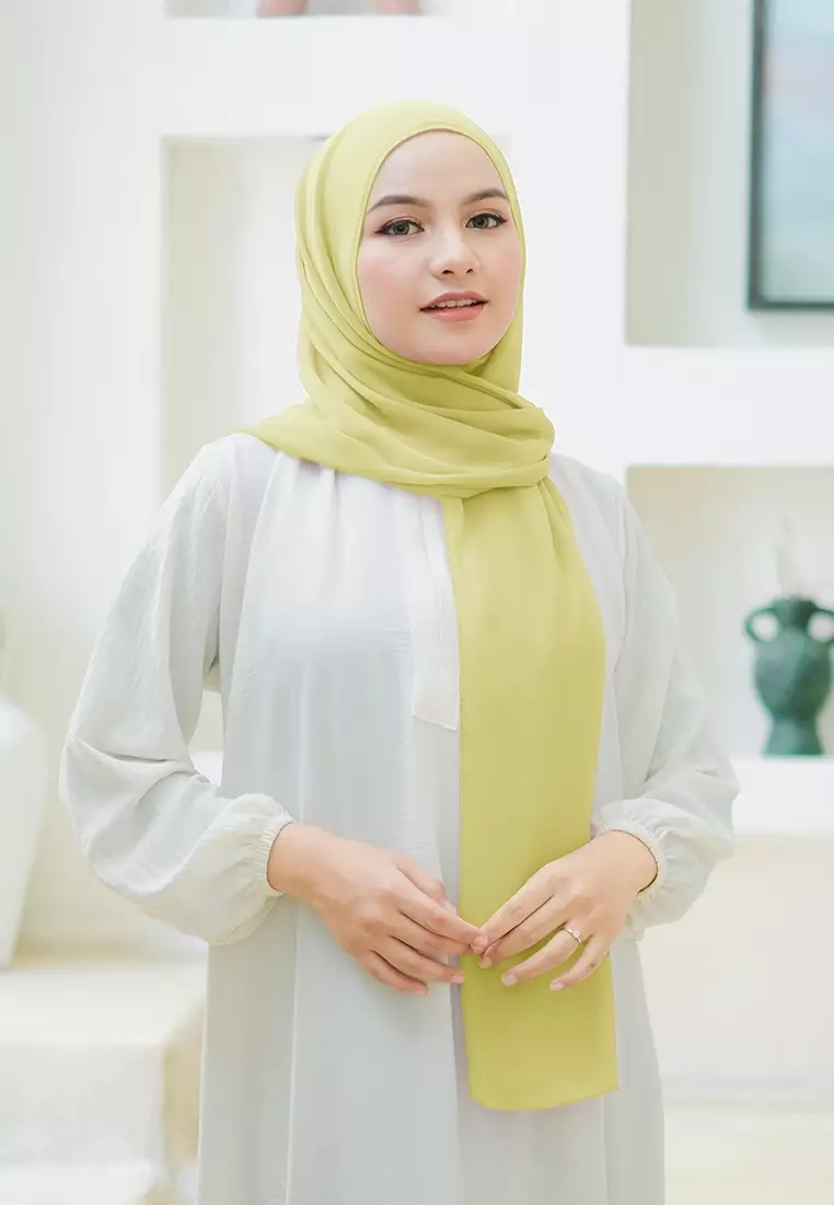 HIJAB INSTAN LATIFA - LIGHT MUSTARD