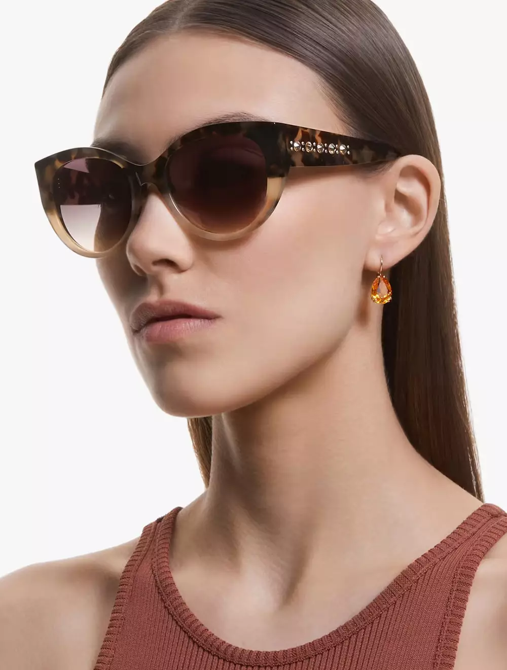 Sunglasses, Cat-Eye, Multicolored - Rainbow