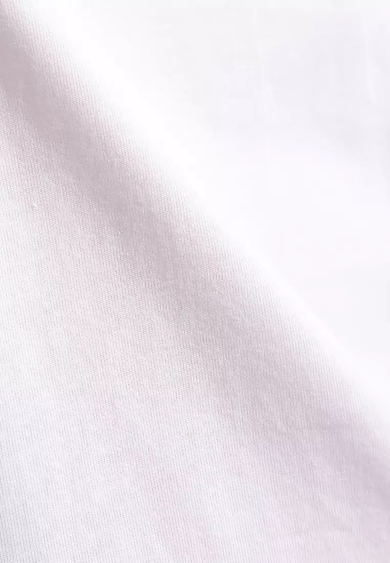 MANZONE - Kaos Lengan Pendek Pria Miller 01 Slim Fit - White Colour White