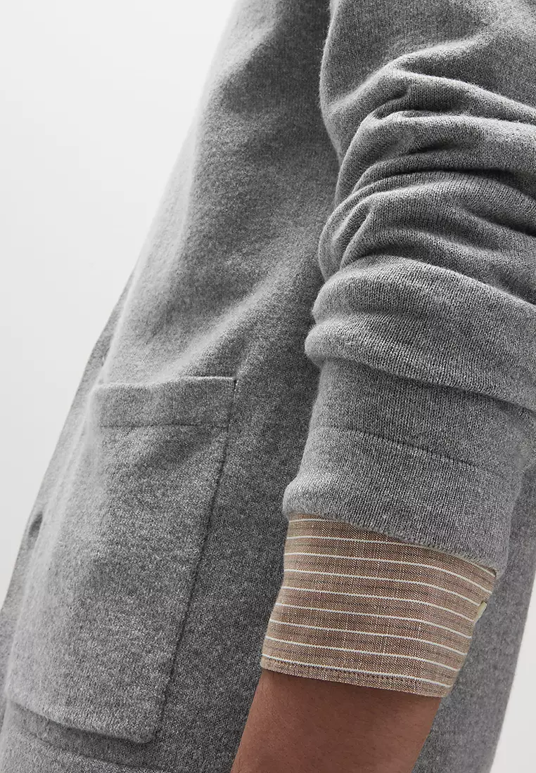 Air Yarn Knitted Jacket