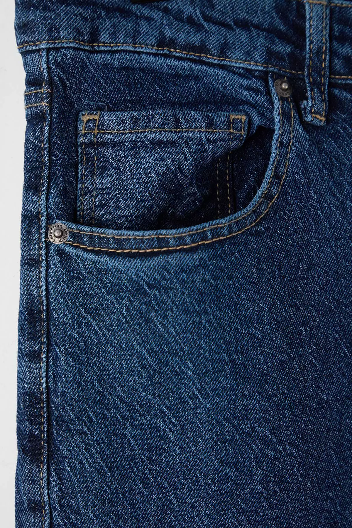 Navy Blue Baggy/90'S Straight Fit Jeans Baggy Jeans Tmnss24Je00012