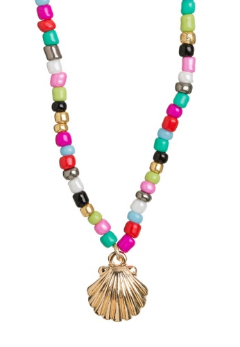Loverboy Drake Travis Smiley Face Bead Necklace Chain