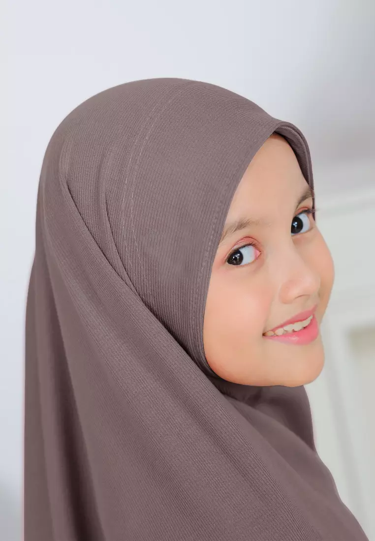 Cotton Bee - Mileya Knit Bergo Anak | Hijab Instan Anak | Kerudung Anak
