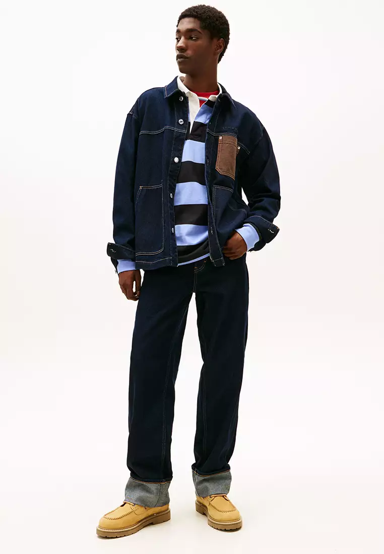 Relaxed Denim Chore Jacket - Tommy Jeans