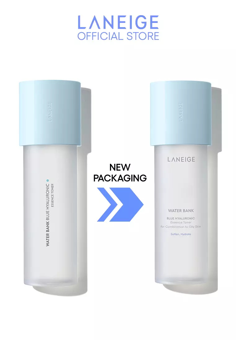 Laneige Water Bank Blue Hyaluronic Essence Toner (160ml) – For Combination to Oily Skin