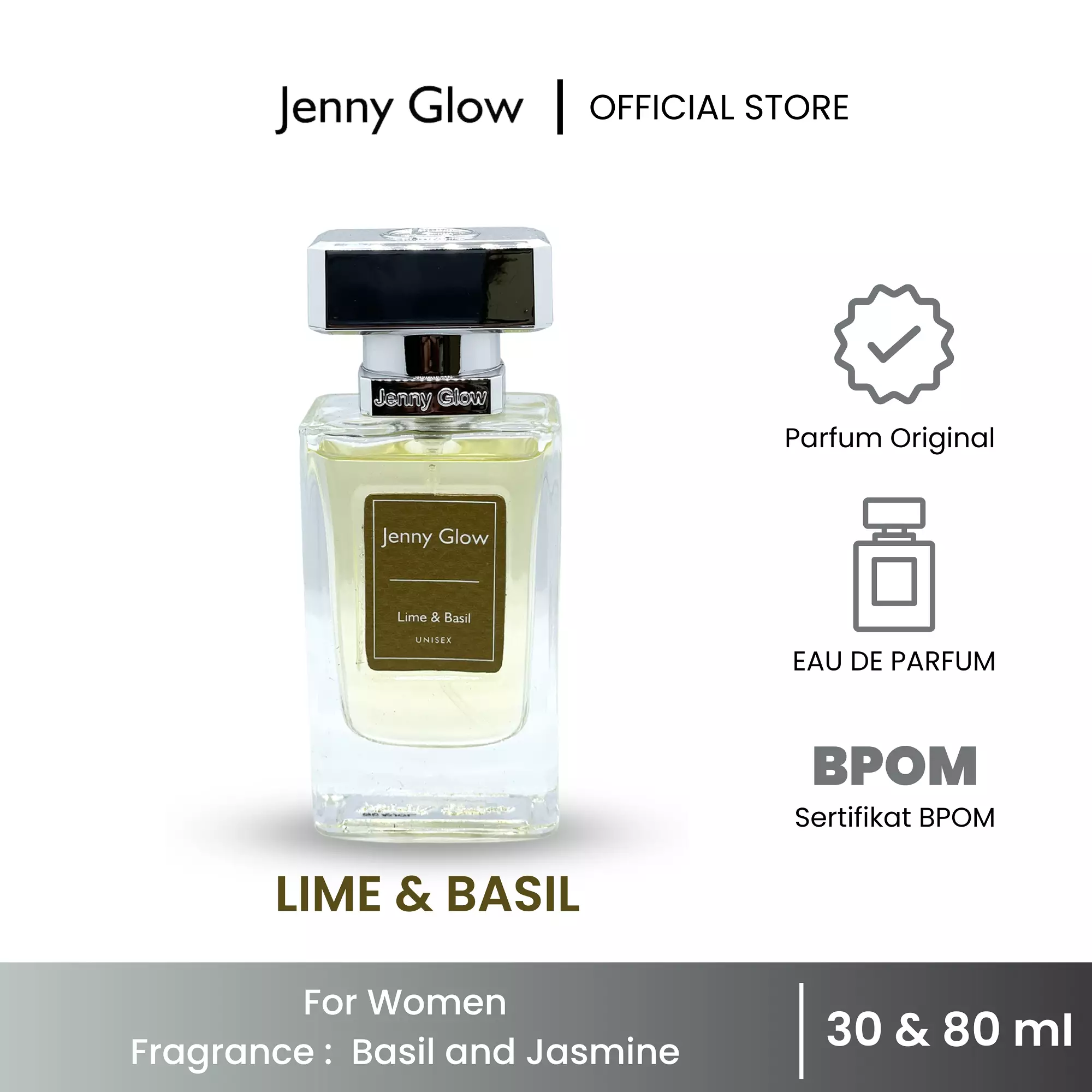 Jual JENNY GLOW Jenny Glow Parfum Lime Basil Mandarin EDP 80 ML