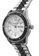 EGLANTINE 黑色 and 銀色 EGLANTINE® DAY/DATE 中性鋼質石英手錶，白色錶盤，星期日期，鋼質和 IP 黑色錶鍊 A2F4DAC65E7B9CGS_4