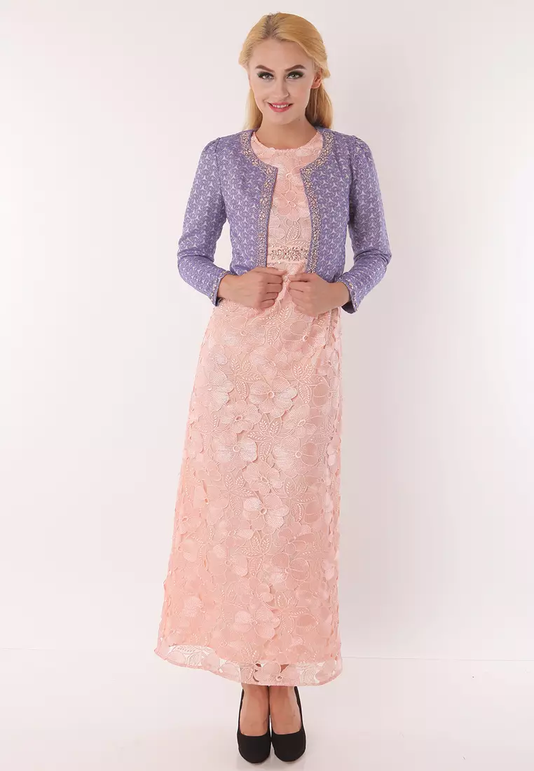 Bibiq Gamis Organza Jacquard