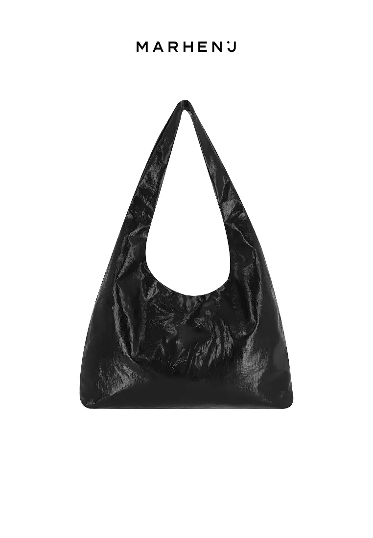 DEWY Nylon Shoulder Bag Black
