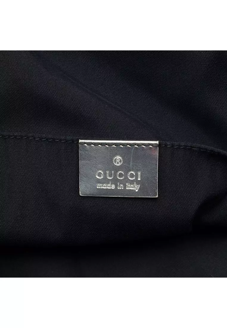 Pre-Loved Gucci Gg Canvas Web Tote