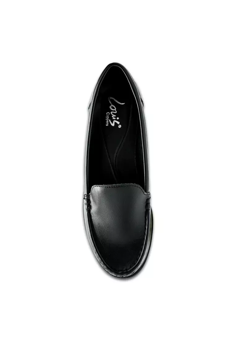 Women Slip On Solid Tone Round Toe Business Loafers